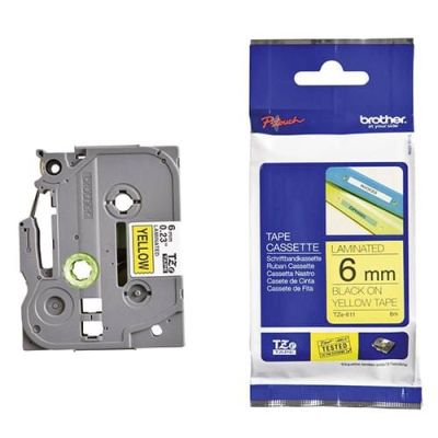 NHÃN IN BROTHER CÓ MÀNG BẢO VỆ TZE-611